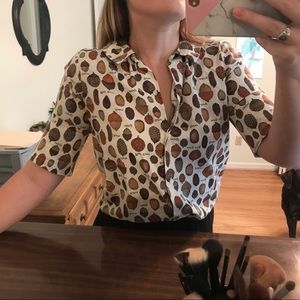 Fall Foliage Button Up